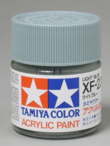 TAMIYA 壓克力系水性漆 23ml 淡藍色 XF-2